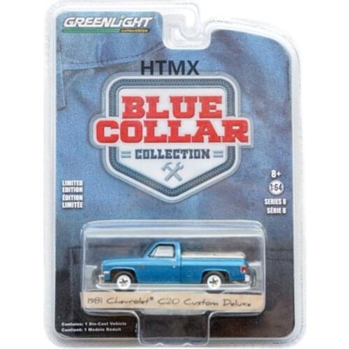 GreenLight 1:64 1981 Chevrolet Custom Deluxe C20 diecast Collection of die-casting simulation alloy model car Children toys