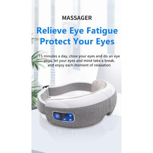 New Smart Eye Massager, Electric Wireless Bluetooth 5 Modes Hot Compress To Relieve Fatigue Eye Mask, Soothing Eye Massager