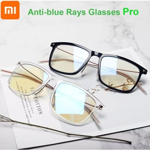 Original Xiaomi Mijia Anti-blue Rays Goggles Pro Men Women Ultralight Anti-UV Glasses For Computer Phone Eye Protection