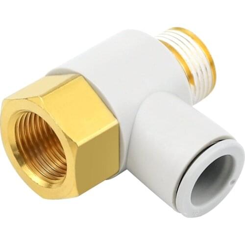 Pneumatic Female Elbow Fitting KQ2VF04-M5 KQ2VF04-M6 KQ2VF04-01S KQ2VF06-M5 KQ2VF06-M6 KQ2VF08-01S KQ2VF08-02S KQ2VF10-01S