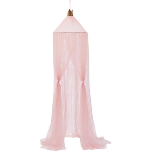 Hanging Baby Bedding Dome Bed Canopy Mosquito Net Bedcover Curtain Home Decor Q1FE