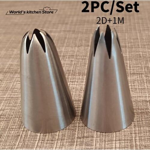 Rose Flower Cup Ice Cream Piping Tip Nozzle Cake Decorating DIY Pastry Tool baking accessories cake decorating tools