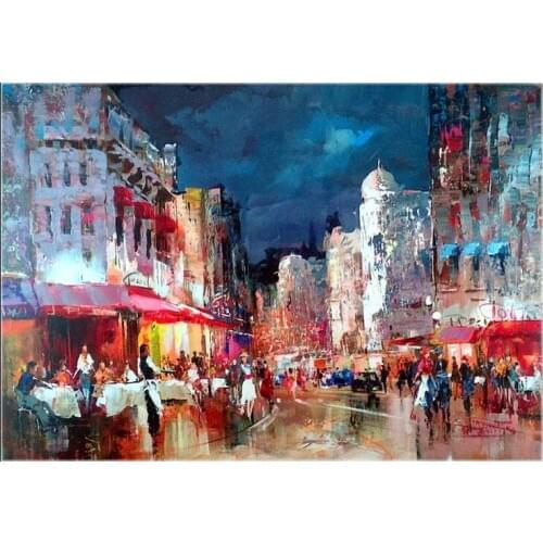 Needlework for embroidery DIY French DMC High Quality - Counted Cross Stitch Kits 14 ct Oil painting - Cityview