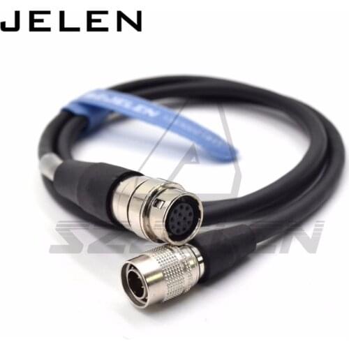 Sony camera Hirose 4 pin 12V power output to 12 Pin Hirose 12v Female Cable GH4 Power B4" 2/3" for Fujinon Canon