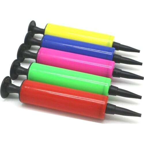 Balloon Pump Inflator Plastic Hand Held Latex Balls Party Foil Balloons Air Pump Portable Ball Decoration Tools
