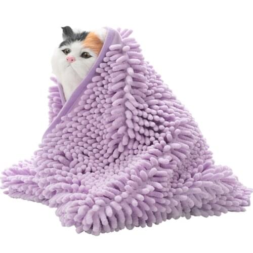 Hot Absorbs Water Pet Towel Super Absorbent Small Dog Bath Towels Soft Cat Bathing Towel Microfiber Puppy Mat Dogs Blanket