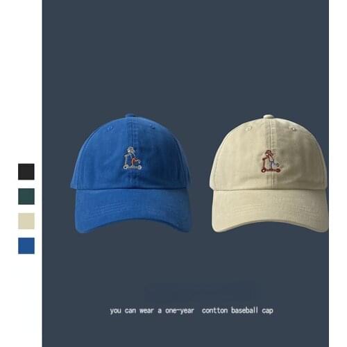 Womens Blue Baseball Hat Summer Fashion Sunscreen Skateboard Figure Cap Trendy Couple Baseball Caps Hats for Men Hat Gift