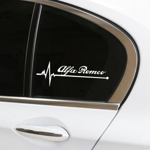 1pcs Auto Car window glass Decor Stickers Reflective Decals Car-Styling For alfa romeo 159 147 156 giulietta 147 159 mito