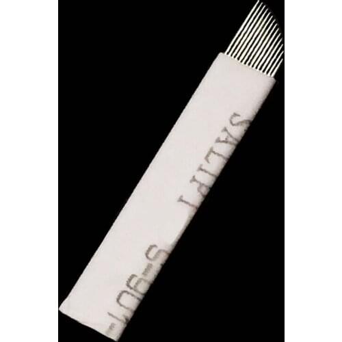 150pcs Lamina Tebori 0.20mm 7 9 11 12 14 16 18 21 Pins Flex Permanent Makeup Eyebrow Tattoo Needles By Free Shipping