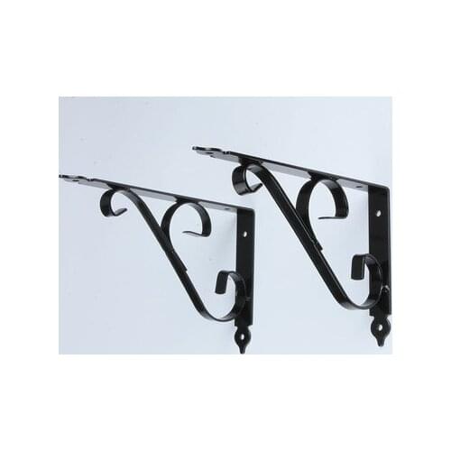 2pcs Triangular Shelf Brackets 25 x 16cm Creative fixed shelf support tripod No falling paint, no rust heavy bearing
