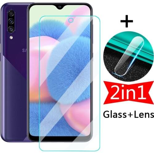 2in1 Screen Protective Glass for Samsung Galaxy A30s A30 M30s M30 Tempered Protector + Camera Lens Film on Sumsung A 30s M 30 s