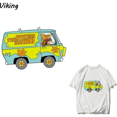 20pcs/lot G1376 Fashion Cartoon Car Heat Transfer Patches For Clothing Heat Transfer Ironing Stickers T-shirt Thermal Patches