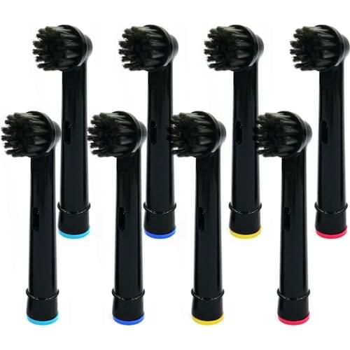 8pcs Bamboo Charcoal Brush Heads For Oral B Rotation Type Electric Toothbrush heads/ Pro Health/Triumph/ Advance Power/3D Excel
