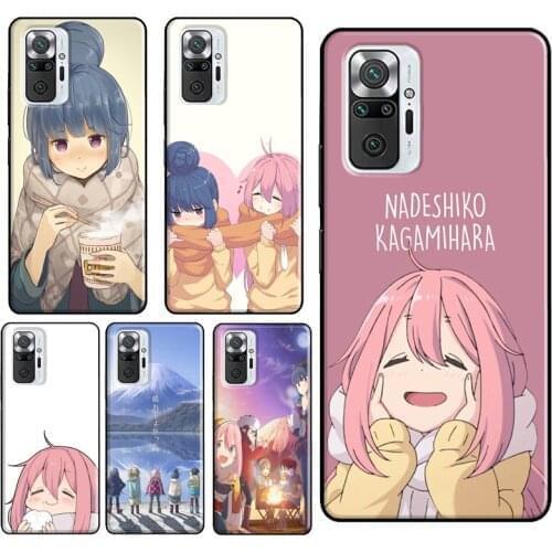 Nadeshiko Kagamihara Yuru Camp Phone Case For Xiaomi Redmi Note 10 Pro Note 9 Pro Note 8 Pro 8T 9S 7A 8A 9A 9C 9T Cover