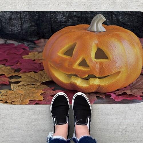 50X80cm Halloween Decoration Doormat Blanket carpet Bathroom Mat Home Front Door Decorations Halloween Party Decoration