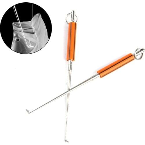 1pc Stainless Steel Safety Extractor Fishing Hook Detacher Remover For Fishing Tools Portable Fishing Tackle Color Random