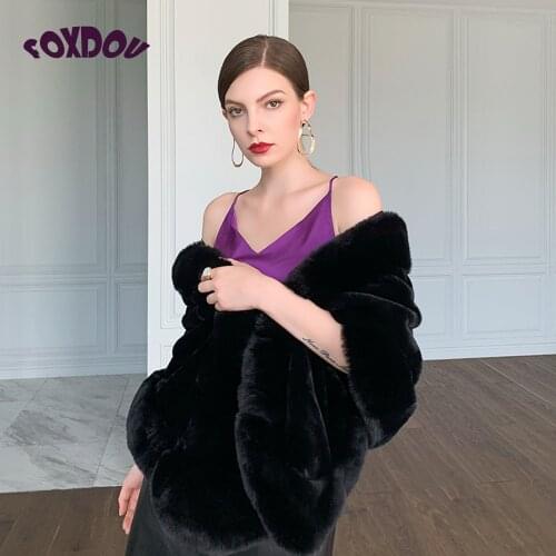 Женские шубы FOXDUO China At AliExpress