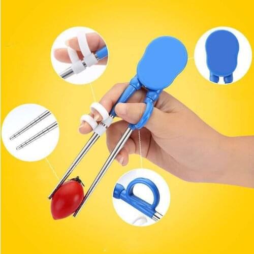 1 Pair Hot Sale Multi Color Cute Learning Training Chopsticks For Kids Children Chinese Chopstick Learner Gifts Learn Chopsticks
