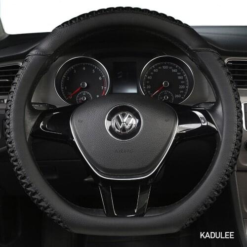 KADULEE Microfiber Leather Car Steering Wheel Cover For Luxgen U7 U5 U6 M7 V7 S5 S6