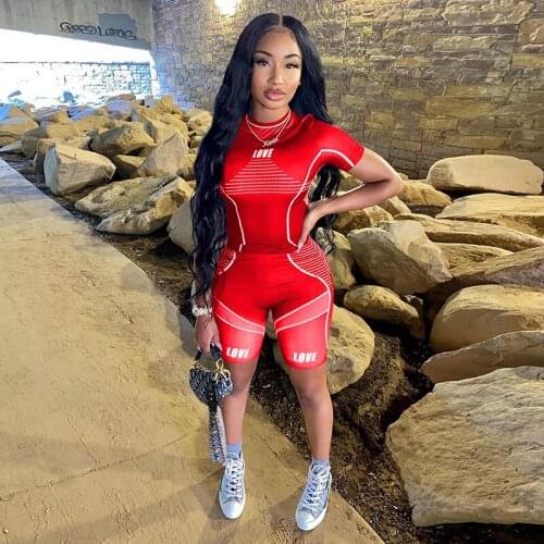 2 Pieces Clothes Suit Tracksuit Short Set Female Floral Print Sportswear Round Neck Short Sleeve Tops Shorts Trousers Summer