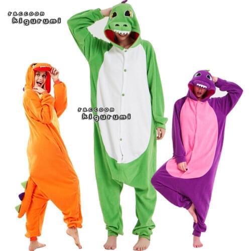 PAJAMASEA Men Onesie Adult Blue Dinosaur Women Girl Sleepwear Cartoon Green Anime Cosplay Costume Raccoon Kigurumi Unicorn