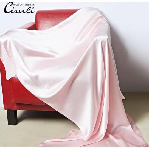 CISULI100% Natural Silk Satin Bed Blanket New Design Big Size 110X200cm Christmas Decorations For Home Silk Cover Winter Blanket