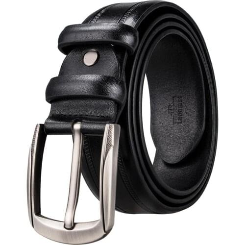 SZ-0004-A 2017 Barry.Wang New Fashion Designers Pin Buckle Leather luxury Belts Business Male Pin buckle Belts for Mens