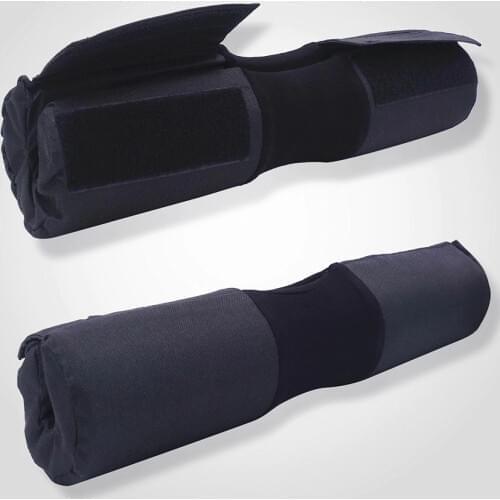 Thick Barbell Pad with Self-adhesive Nylon Padding Neck Shoulder Support Cushioned Bodybuilding Crossfit Squats Hip Thrust Pad