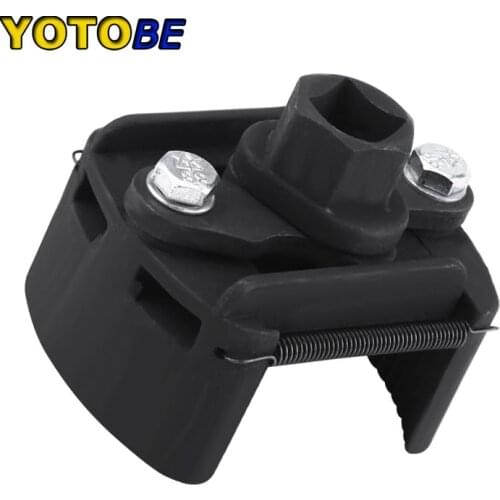 60mm-80mm Universal Adjustable 2 Jaw Oil Filter Wrench Fuel Remover Removal Tool Two-Claw Cast Steel
