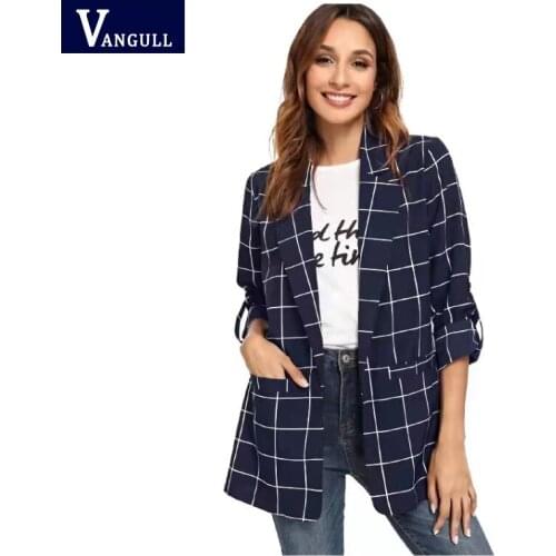 Женские прямые пиджаки Vangull China At AliExpress