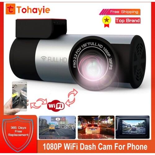 1080P Dash Camera Car DVR Camera Recorder wifi Dashcam Driving Video Recorder For Android Car Radio Phone