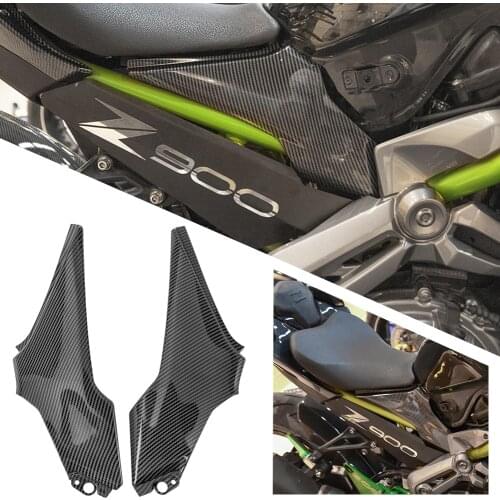 Z900 Seat Frame Side Cover Motorcycle Left Right Seat Fairing Bench Cowl Panel Carbon Fiber For Kawasaki Z 900 2017 2018 2019