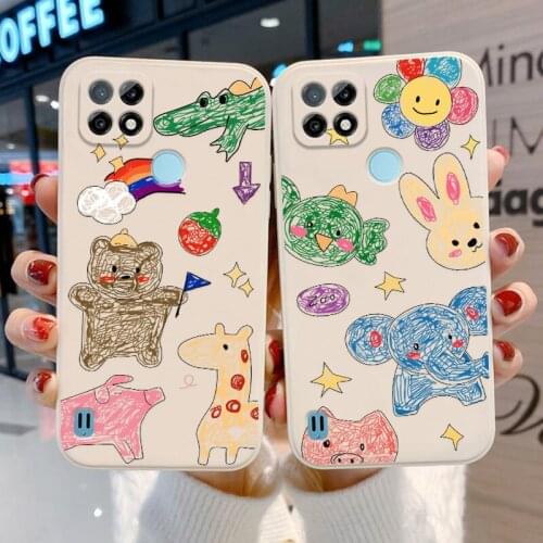 Camera Protection Cases For OPPO A9 2020 Case Silicon Cover OPPO A5 2020 A53 A15 A32 A33 A54 A74 A5S A3S Realme C21 5 Cute Funda