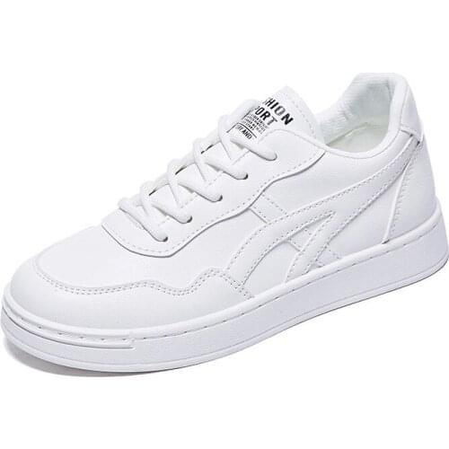 Women White Shoes 2021 Spring New Breathable Joker Student Sneaker Shoes Womens Running Shoes