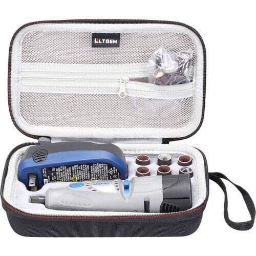 LTGEM EVA Hard Case for Dremel 7300-N/8 MiniMite 4.8-Volt Cordless Two-Speed Rotary Tool (The Rotary Tool is not included)