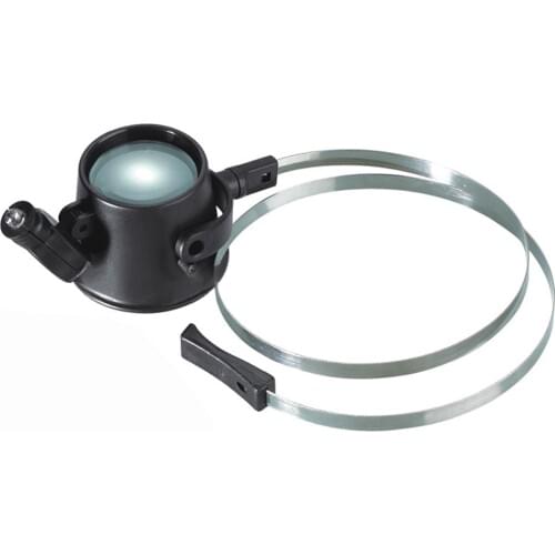 15x Head Band Eye Led Magnifier Loupe Jewelers Watch Repair Magnifier W/Headband Circuit ABS Magnifying Glass Watchmakers Free