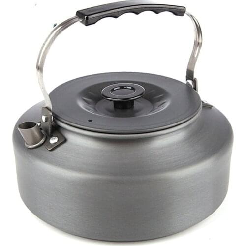 Aluminum alloy outdoor coffee pot teapot portable 1.6L large capacity kettle travel maker Camping hiking picnic hot wayer