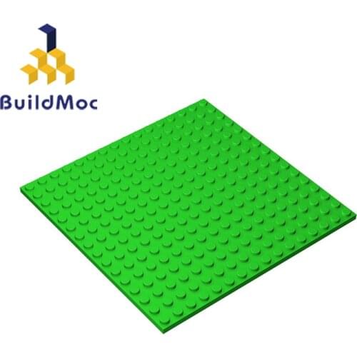 BuildMOC Compatible Assembles Particles 91405 16x16 For Building Blocks Parts DIY story Educational