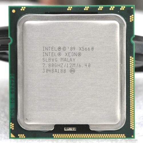 INTEL xeon X5660 INTEL X5660 CPU Processor 2.8GHz/ LGA1 366 SCOKET 1366 server CPU P warranty 1 year