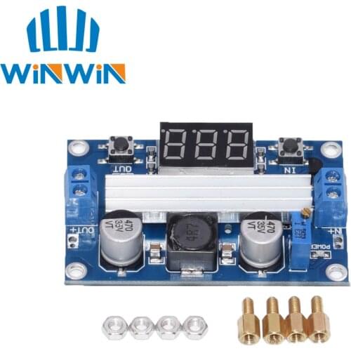H31 DC DC-DC 3~35V to 3.5~35V LTC1871 Booster step up Step-up module Converter Regulated Power Supply+VoltMeter