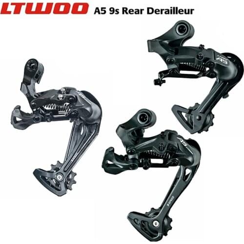 LTWOO A5 9 Speed Rear Derailleur Short Medium Long Cage 9s for 36T 40T for MTB Compatible with ALIVIO ACERA SRAM Cambio Trasero