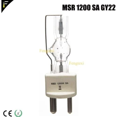 NSK1200SA 6000K Color White MSR1200SA 1CT/4 1200w AC Lamp G22/GY22 2Pin Stage Spot Light Prefocus Bulb of Studio/Disco Universal