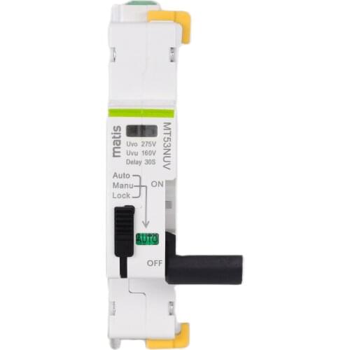 Matis MT53NUV OUPA for over/under voltage protection matching with circuit breaker