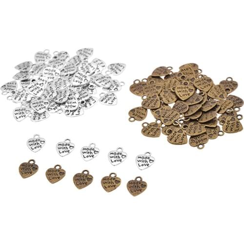 50pcs Letter Printed Handmade Craft Clothes Metal Labels DIY Sewing Decoration Accessory For Bags Material Supplies