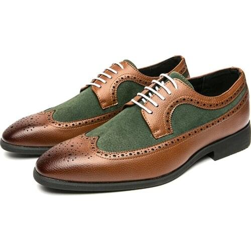 B75 Mens Shoes New Comfortable Wear-resistant Large Size Shoes Men Custom Color Mosaic Casual Fashion Mens Shoes Spring Autumn