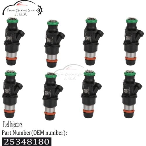 Set of 8 42lb 420CC Fuel Injector 25176061 25348180 17113739 for 2001-2004 Chevy GMC Marine 8.1L
