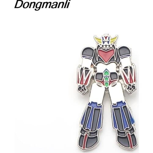 P3001 Dongmanli UFO Robot Grendizer Anime Metal Enamel Pins and Brooches for Women Men Lapel Pin backpack bags badge Gifts