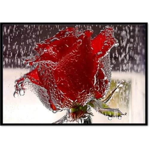 Pintura de diamantes 5D y bordado de flores de paisaje y punto de cruz mosaico para decoración del hogar! Patrón artesanal reg