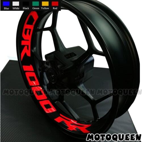 4X Custom Motorcycle Iner Wheels Rims Decals Reflective Stripes Waterproof Stickers For HODNA CBR600RR CBR1000RR CBR 600 1000 RR