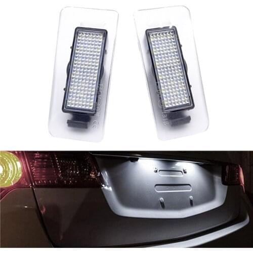 1 Pair of 18LEDs White Car LED Number License Plate Light 13.5V 3W Lamps Fit For Hyundai Elantra 2011-2012/ I30 Kombi 2012-2014